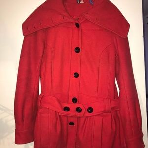 Red DIVIDED Coat